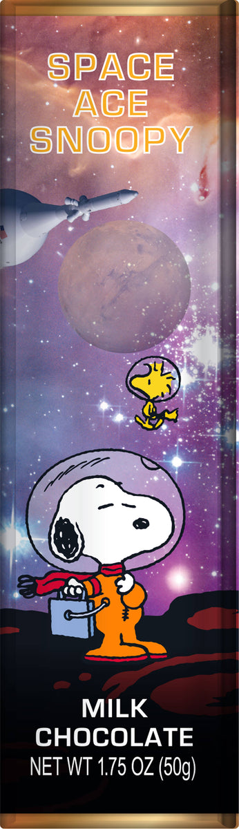 Snoopy Peanuts Gang space theme chocolates 5-bar gift pack – Dale