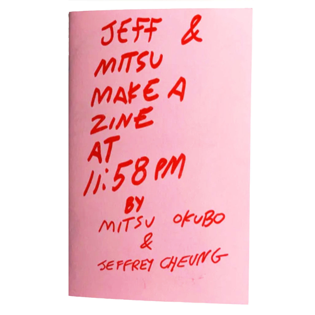 ミチヲページ Jeff and Mitsu make a zine at 11:58pm – Dale Zine Shop