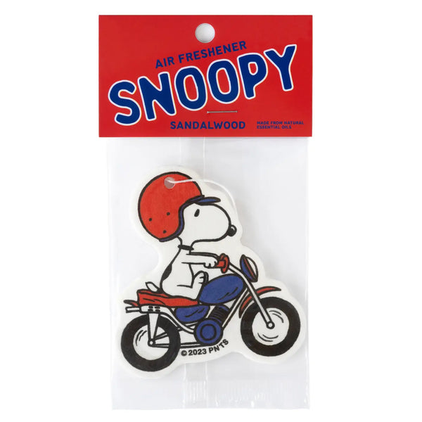 Snoopy Motorcycle Air Freshener - Sandalwood