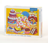 NEW - Plate with Cake, Jelly Donut, and Tiramisu