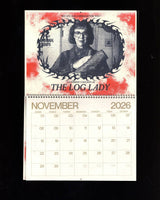 Twin Peaks Risograph Spiral-Bound 2026 Calendar