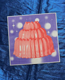 Pink Jell-o Risograph Riso Print