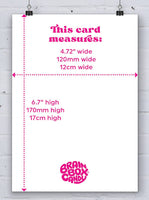 Funny Greetings Card By David Shrigley - You're Hilarious