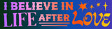 I Believe in Life After Love Cher Bumper Sticker