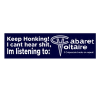 Cabaret Voltaire Bumper Sticker