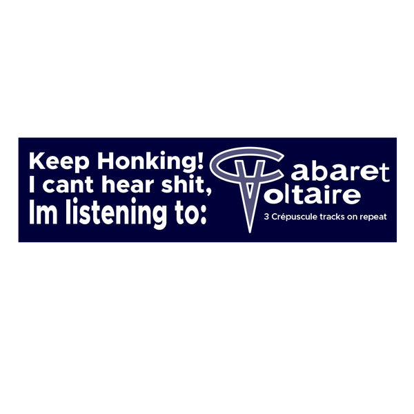 Cabaret Voltaire Bumper Sticker