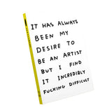 Be An Artist Sketchbook By David Shrigley