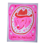 Love Ya, Partner 8.5x11" risograph print
