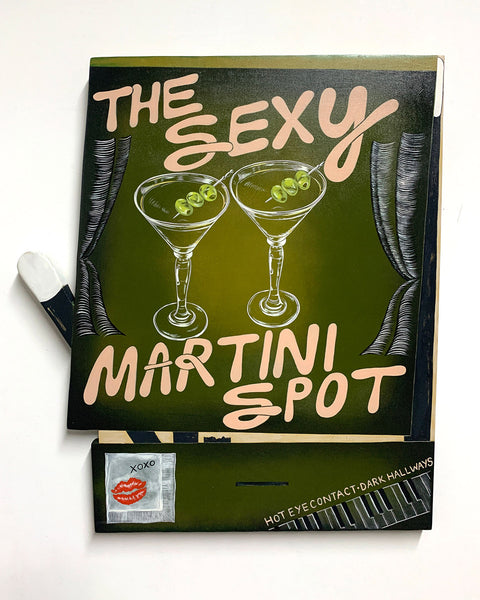 Kelly Breez The Perfect Martini Spot Matchbook