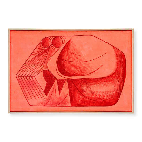 Tim Biskup Orange Skull, 2025