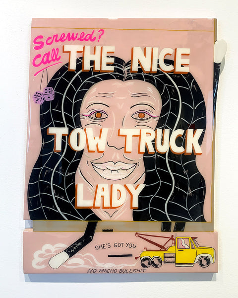 Kelly Breez The Nice Tow Truck Lady Matchbook