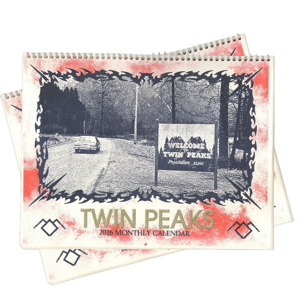 Twin Peaks Risograph Spiral-Bound 2026 Calendar