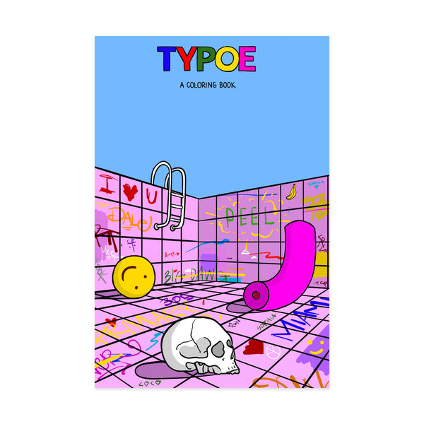 Typoe - A coloring book – Dale Zine Shop
