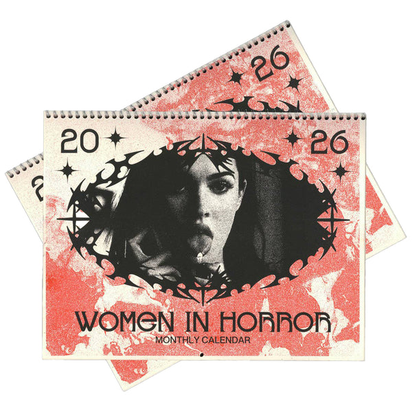 Women of Horror Risograph Spiral-Bound 2026 Calendar