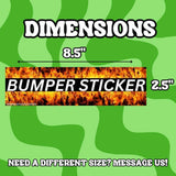 Need to Pee Bumper Sticker