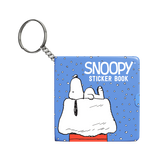 Snowy Snoopy Mini Sticker Book Keychain