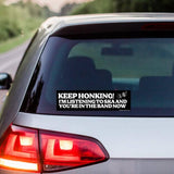 Keep Honking — I’m Listening to Ska Bumper Sticker