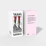 Tarot High Priestess Candle - 6" Tall & 60 Hr Burn, Berries