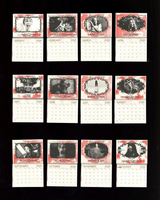 Women of Horror Risograph Spiral-Bound 2026 Calendar