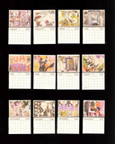 Graffiti Risograph Spiral-Bound 2026 Calendar