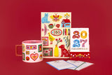 Embroidered Journal, Scandinavian Icons