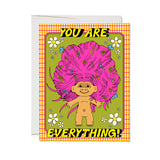 Everything Troll greeting card