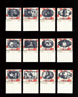 Twin Peaks Risograph Spiral-Bound 2026 Calendar