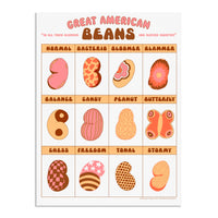 Great American Beans screen print - Clay Hickson