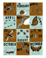 2021 Screen Print Calendar Liana Jegers 18 x 24"